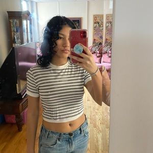 Striped Forever crop top